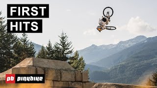 Revealing The 2024 Joyride Slopestyle Course First Hits AND Course Walkthrough  Crankworx Whistler [upl. by Zilef969]