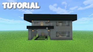 Mordern house tutorialhouse minecraft mincrafthouse ophouse [upl. by Aires]