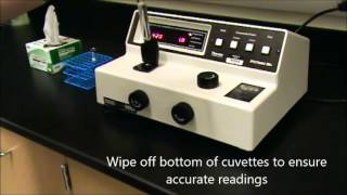 How To Use A Spectrophotometer [upl. by Htezzil]