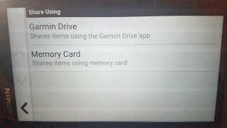 Garmin DriveSmart 66 sharing a route manually [upl. by Bentlee]