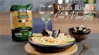 Risoni Conzazoni con mariscos [upl. by Eetnod]