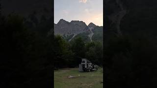 spot bivouac camping car 4x4 Albanie voyage offroad overlanding4x4 overlanding travel [upl. by Anaujahs]