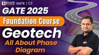 GATE 2025  Civil Engineering  Geotech  All About Phase Diagram  BYJUS GATE [upl. by Severen40]