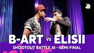 BART vs ELISII  Shootout Beatbox Battle 2018  SEMI FINAL [upl. by Anelav]