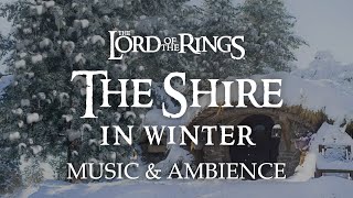 Lord of the Rings  Winter in the Shire Music amp Ambience with ASMRWeekly [upl. by Nylrebma]