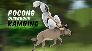 Pocong Diseruduk Kambing  Kartun Hantu Lucu [upl. by Patti]