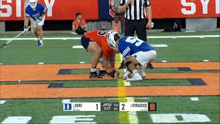 4 Duke vs 6 Syracuse  Faceoff Highlights  Mens College Lacrosse  32024 [upl. by Huai298]