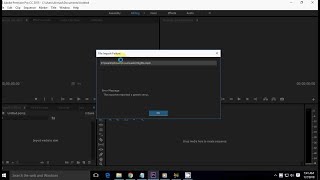 The importer reported a generic error in Adobe Premiere Pro CC 2015 Solved fix with HandBrake [upl. by Valerio552]