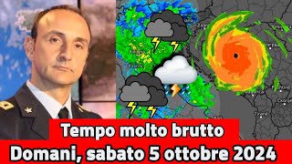 Meteo Italia  Temporali e temporali domani sabato 5 ottobre 2024 in queste città italiane [upl. by Assenal]