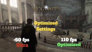 Hogwarts Legacy  Benchmark  Optimized Settings  RTX 3080  Ryzen 9 5900x  1440P [upl. by Eiramik]