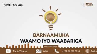 Barnaamijka Waamo Iyo Waabariga ee Waamo Radio [upl. by Dranal787]