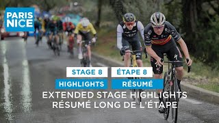 Extended Highlights  Stage 8  ParisNice 2024 [upl. by Sitnerp63]