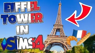 THE EIFFEL TOWER IN THE SIMS 4 [upl. by Murdock]