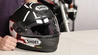 Shoei RF1200 Marquez Black Ant Helmet Review at RevZillacom [upl. by Kataway]