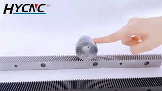 Cnc Transmission Black Oxide M15 Spur Gear Rack And Pinion [upl. by Marcelle]