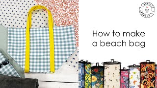 How to make a supersized beach bag [upl. by Zimmerman535]