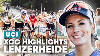 XCC Highlights from Lenzerheide  UCI MTB World Cup 2019 [upl. by Ellesij]