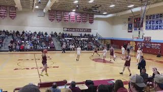 Maine basketball player hits insane half court buzzer beater [upl. by Nisbet]