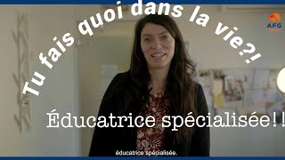 Tu fais quoi dans la vie Éducatrice spécialisée dans l’autisme 🙌💙 [upl. by Htrow16]