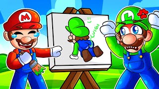 MARIO VS LUIGI SPEED DRAW in ROBLOX [upl. by Leslie]