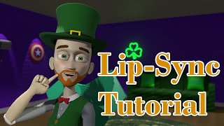 Blender Audio to LipSync Tutorial Simple Version [upl. by Tisman112]