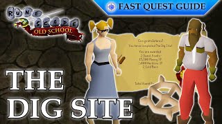 The Dig Site Quest  OSRS Quality Quick Guide 2024 [upl. by Brody775]