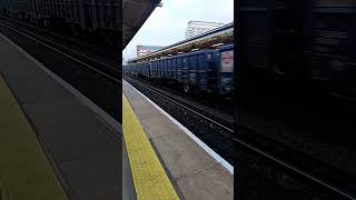 Freightliner 66513 passing Basingstoke 121124 [upl. by Ytsur935]