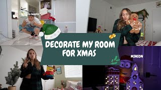 DECORATING MY ROOM FOR CHRISTMAS  2024 edition [upl. by Attenborough878]