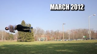 Corkscrew Flip  Progression 7 months high definition [upl. by Elades938]