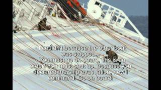 Costa Concordia emergency call Eng Sub [upl. by Zimmer]