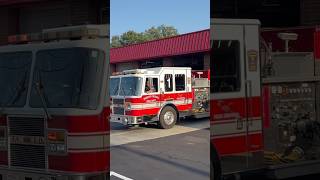 FuquayVarina Engine 1 Responding to a Gas Leak [upl. by Leong135]