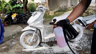 Steam Motor Lakoni Laguna 70  Foam Lance  Grass Shampoo [upl. by Rikahs704]