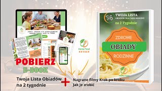 Przepisy na Obiady Pobierz Darmowy EBook na 14 Domowych Obiadów [upl. by Arrahs]