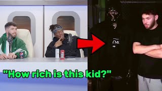 Sidemen reacts to rappers scamming Adin [upl. by Aivataj741]