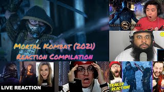 Mortal Kombat Movie Trailer 2021 Reaction Compilation [upl. by Ochs4]