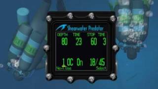 Shearwater Predator Open Circuit Trimix Dive [upl. by Eirrehc]