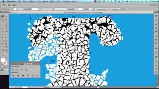 Use Illustrator Pathfinder Tool for typographic textures [upl. by Hennie993]