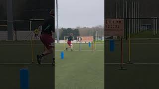 AMAURY DEKEYSER U17 À LANDEN TRAVAIL DES APPUIS À LA DFA1 [upl. by Lemaceon]