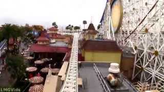 California Screamin Disneys California Adventure Park Full Complete Ride Through amp Queue 1080p [upl. by Melquist448]