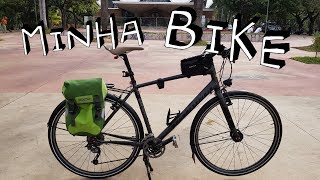 A bike que eu uso pra fazer tudo na cidade  Bicicleta Híbrida [upl. by Cormack]