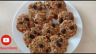 Galletas de Avena y Banana Fáciles y Saludables 😋 [upl. by Aniaj]