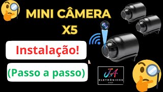 Como INSTALAR a Mini câmera espiã X5 PASSO A PASSO Aplicativo YsxLite [upl. by Kirre]