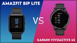 Amazfit Bip Lite vs Garmin Vivoactive 4S Comparison [upl. by Wentworth869]