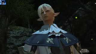 FFXIVShadowbringers Finale Alphinaud amp Alisaie met their father Fourchenault Levelliere Cutscene [upl. by Yelruc]