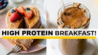 5 HEALTHY BREAKFAST IDEAS  easy highprotein recipes [upl. by Hctud155]