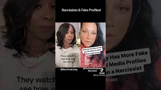 Narcissists amp Fake Profiles 😳 narcfreeliving fakeprofiles catfish stalker [upl. by Luben]