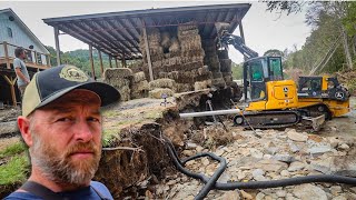 Saving our Barn from Hurricane Floods [upl. by Dolly]