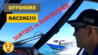 BARCRUSHER 670HT vs SURTEES 700HT REAL OFFSHORE RACE BATTLE [upl. by Amabelle274]