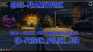 Qbus Qbus Prison Police Job  FiveM  Qbus Usms job [upl. by Yerok]