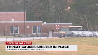 Shelter in place lifted at Southwick Regional School [upl. by Elletsirk]